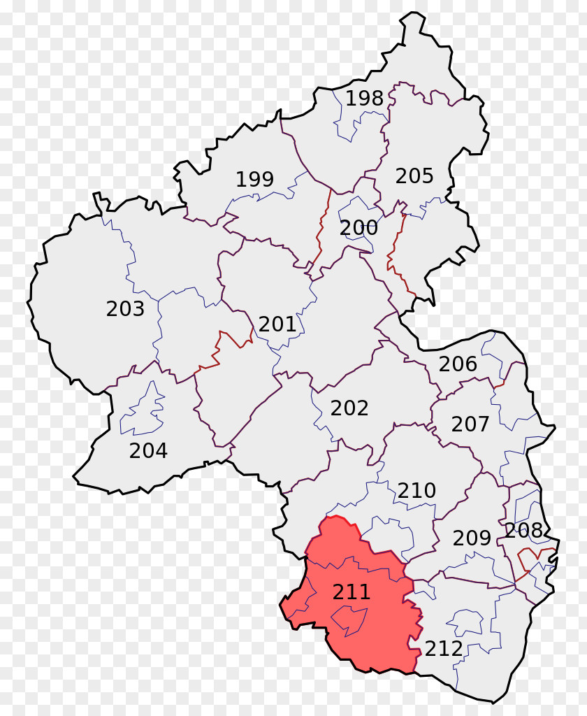 211 Constituency Of Pirmasens Wahlkreis Electoral District German Federal Election, 2009 PNG