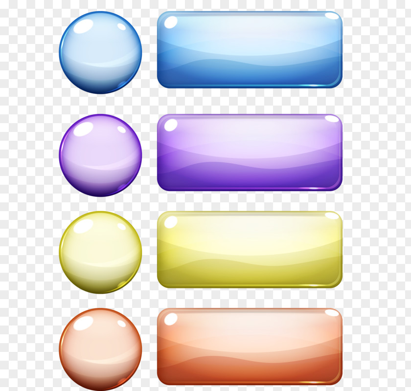 Crystal Button Download PNG