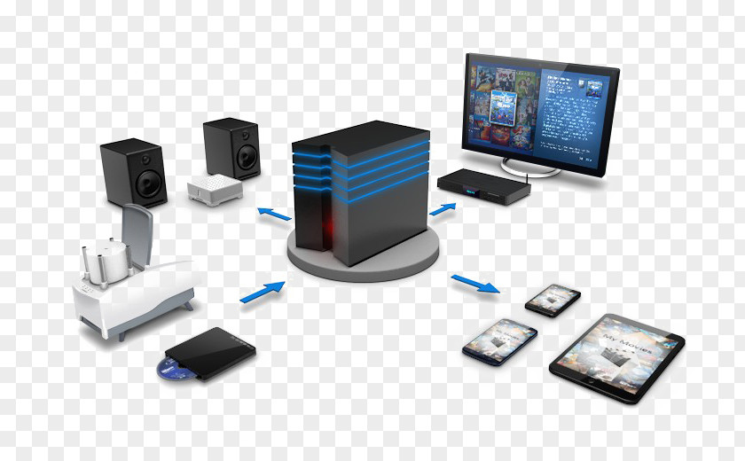 Linux Media Server Computer Servers Plex Home PNG