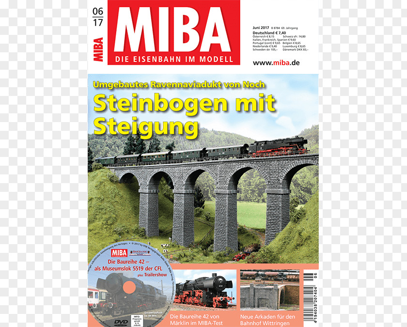 Miba! MIBA Magazine Railway Rail Transport June PNG