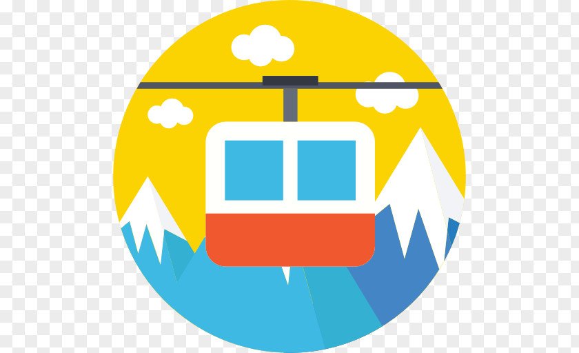 Skiing Cable Car Elevator Aerial Lift PNG