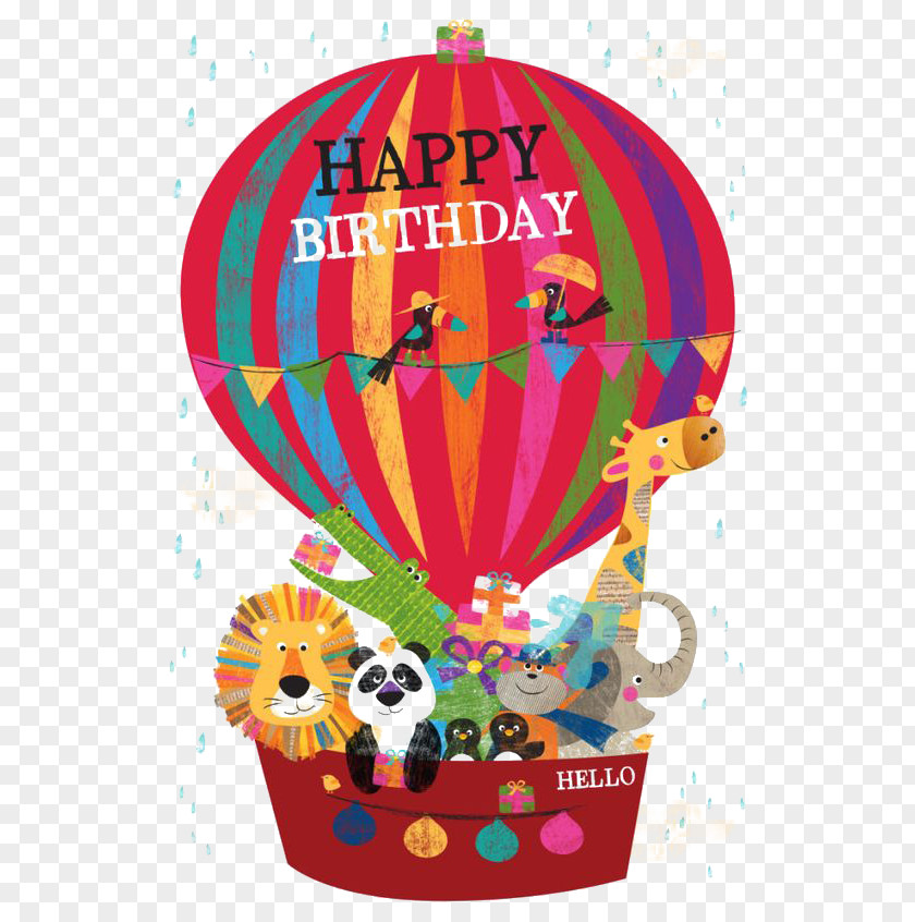 Happy Birthday Greeting Card Wish Gift PNG