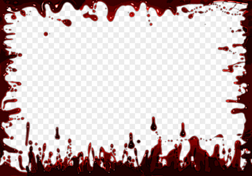 Blood Frame Background Thepix Shapes FREE PNG