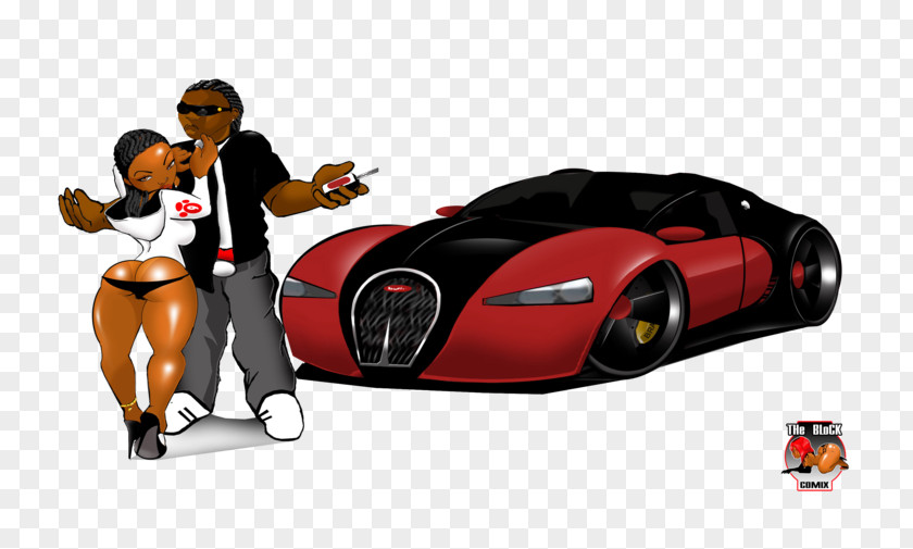 Bugatti 2010 Veyron Cartoon Drawing PNG