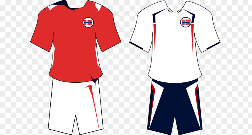 Football Kit Jersey T-shirt Norway National Team Sleeve PNG