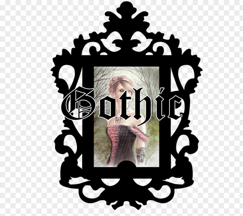Gotic T-shirt Picture Frames Wall Decal Sticker PNG