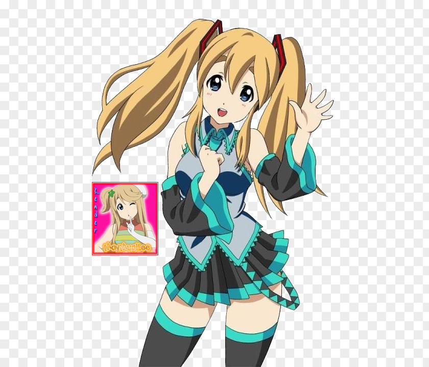 Hatsune Miku Tsumugi Kotobuki Azusa Nakano Mio Akiyama Ritsu Tainaka PNG