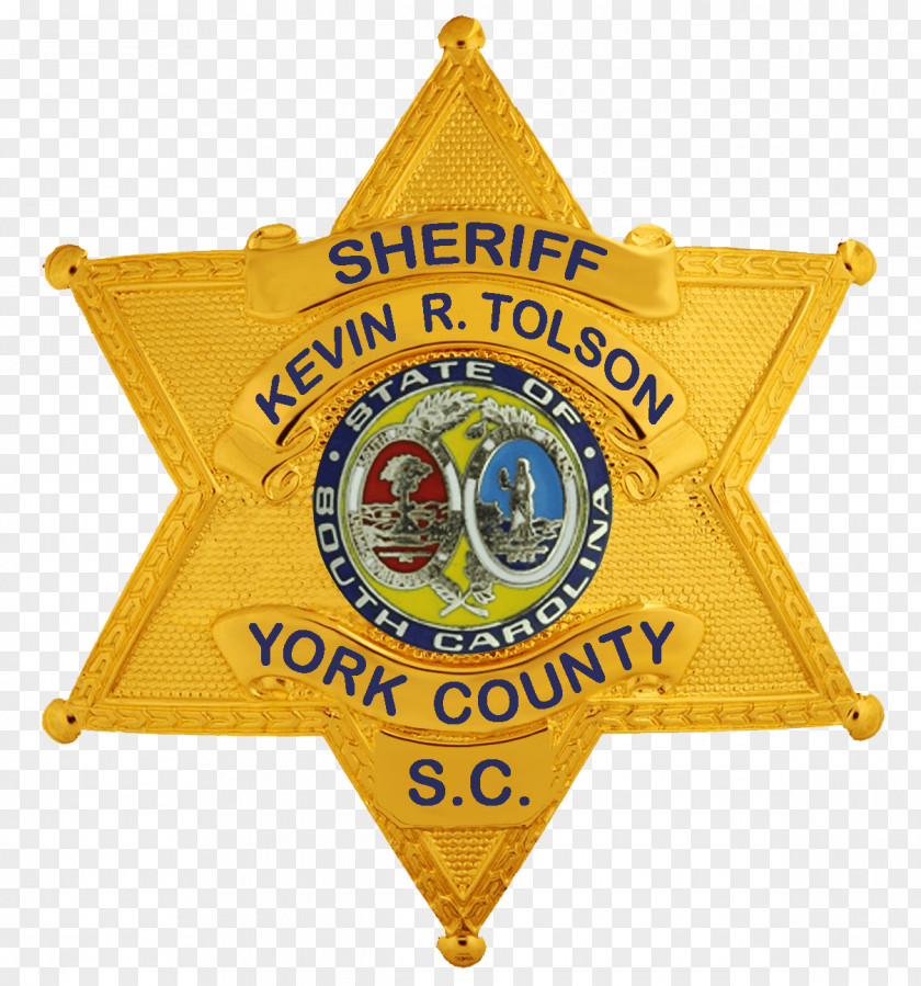 100 X York County Sheriff's Office Badge Police Officer PNG