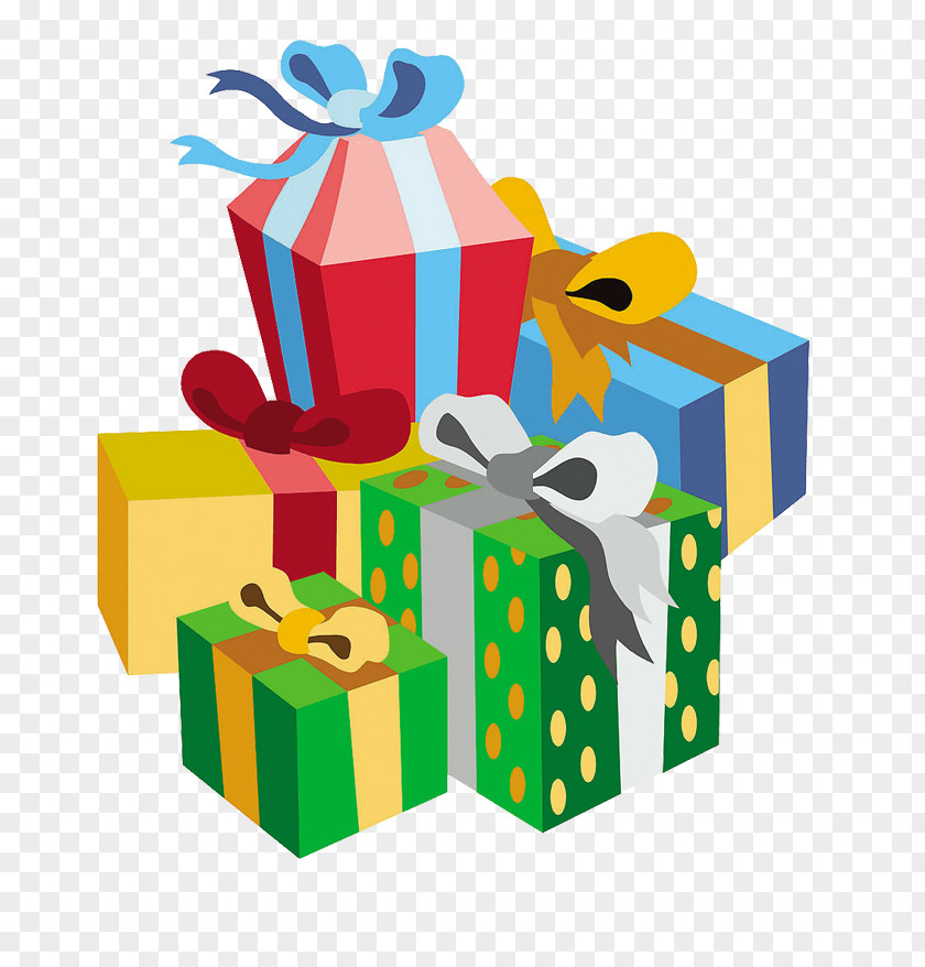 Creative Gift Christmas Birthday Party Clip Art PNG