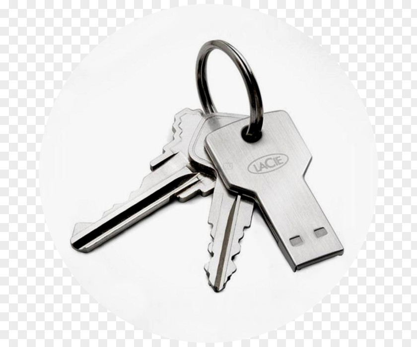Key Hole USB Flash Drives LaCie PetiteKey Memory PNG