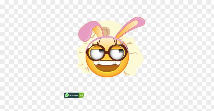 Smiley Easter Bunny Emoticon Emoji Rabbit PNG