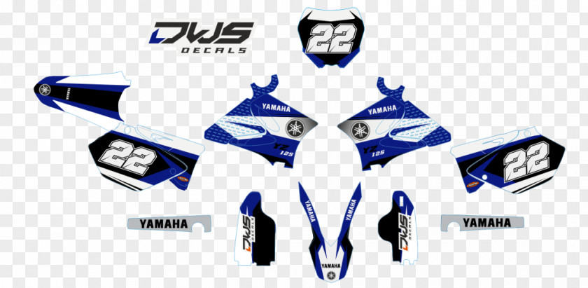 Decal Yamaha YZ250 Motor Company YZ125 Corporation Motorcycle PNG