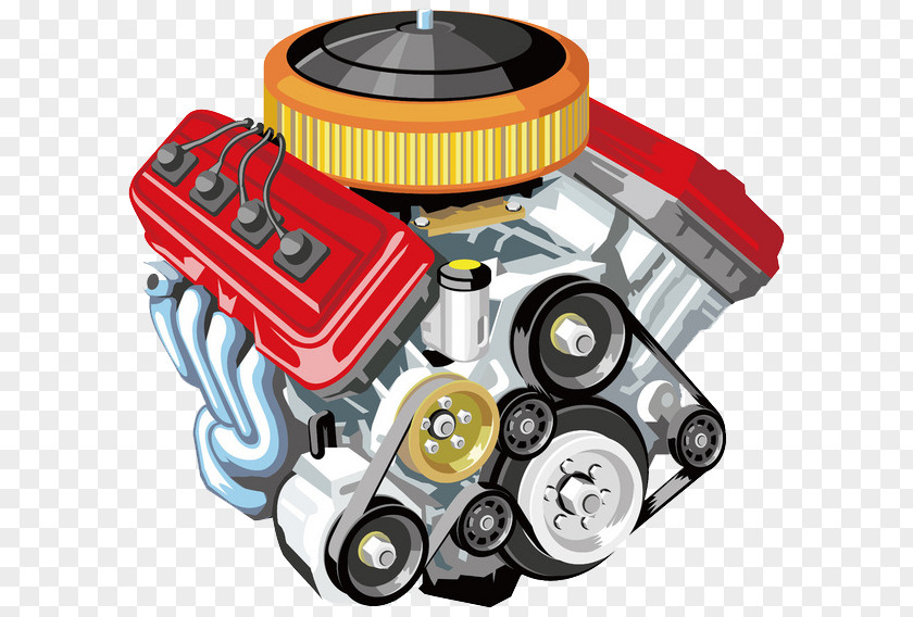 Engine Car Automotive Illustration PNG