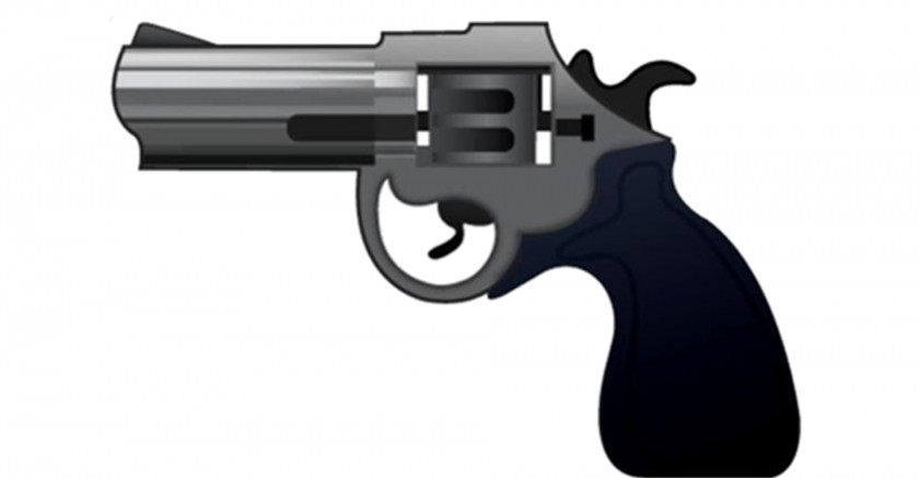 Hand Gun Emoji Firearm Water Pistol IPhone PNG