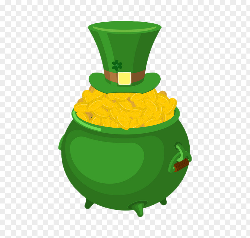 Pot Of Gold Ireland Saint Patrick's Day Leprechaun Irish People PNG