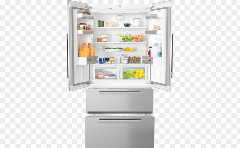 Refrigerator Miele KFNF9955IDE Auto-defrost Ice Makers PNG