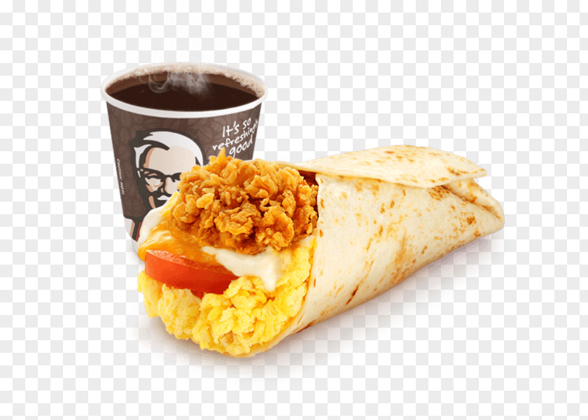 Breakfast Full KFC Fast Food Burrito PNG