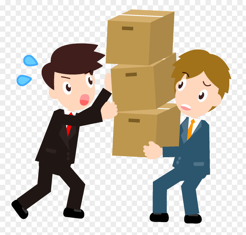 Bussiness Corrugated Fiberboard Job Human Behavior Clip Art PNG