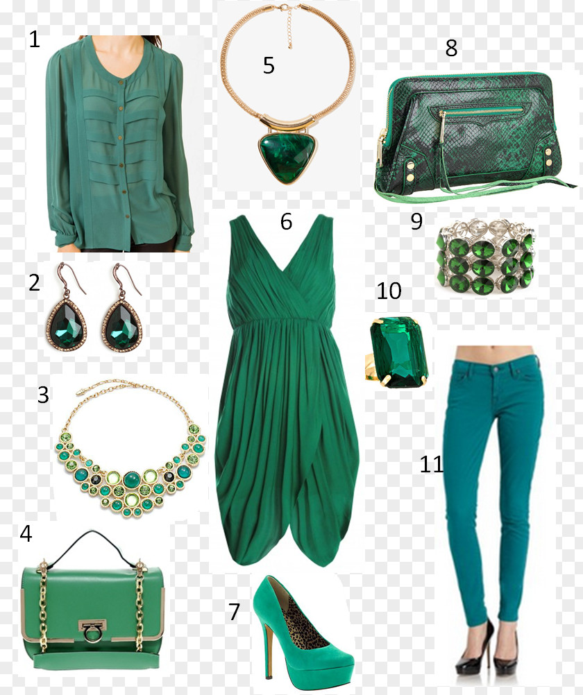 Dress Green Clothing Emerald PNG