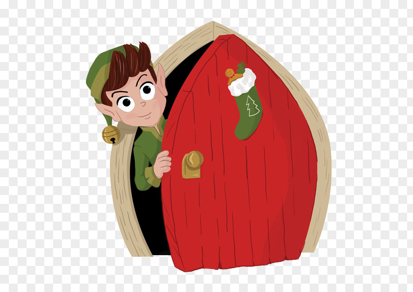 Elf Fairy Door Christmas PNG