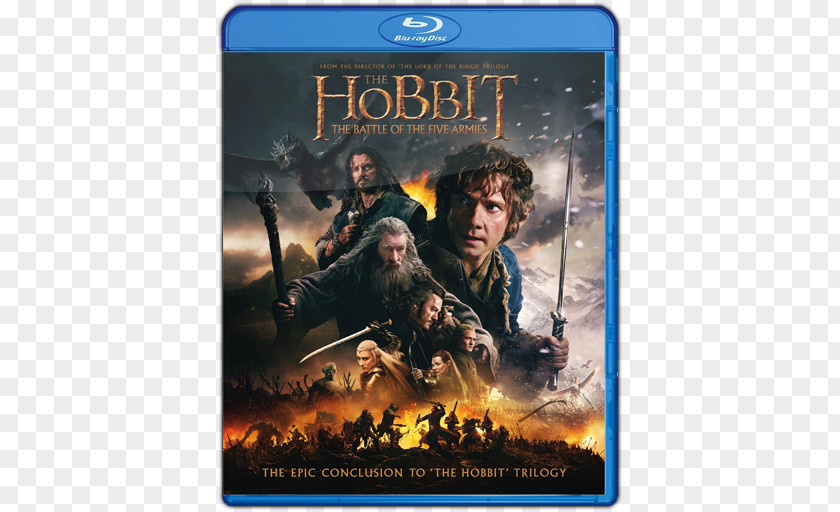 Hobbit The Battle Of Five Armies Blu-ray Disc Digital Copy DVD Ireland PNG