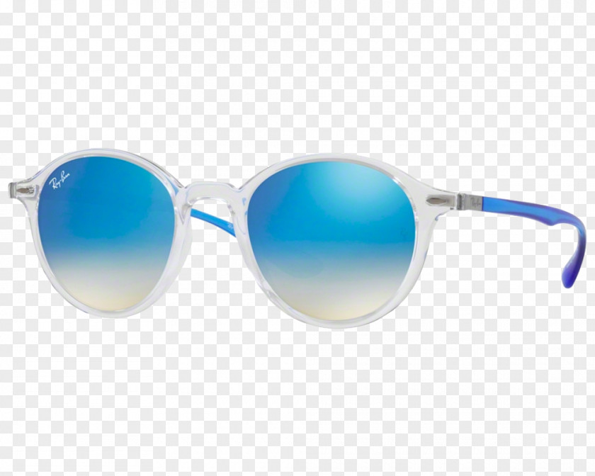 Ray Ban Ray-Ban Wayfarer Folding Flash Lenses Sunglasses Round Metal PNG