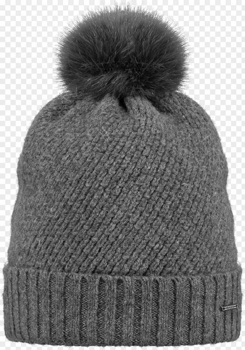 Beanie Knit Cap Bonnet Fur Amaranth PNG