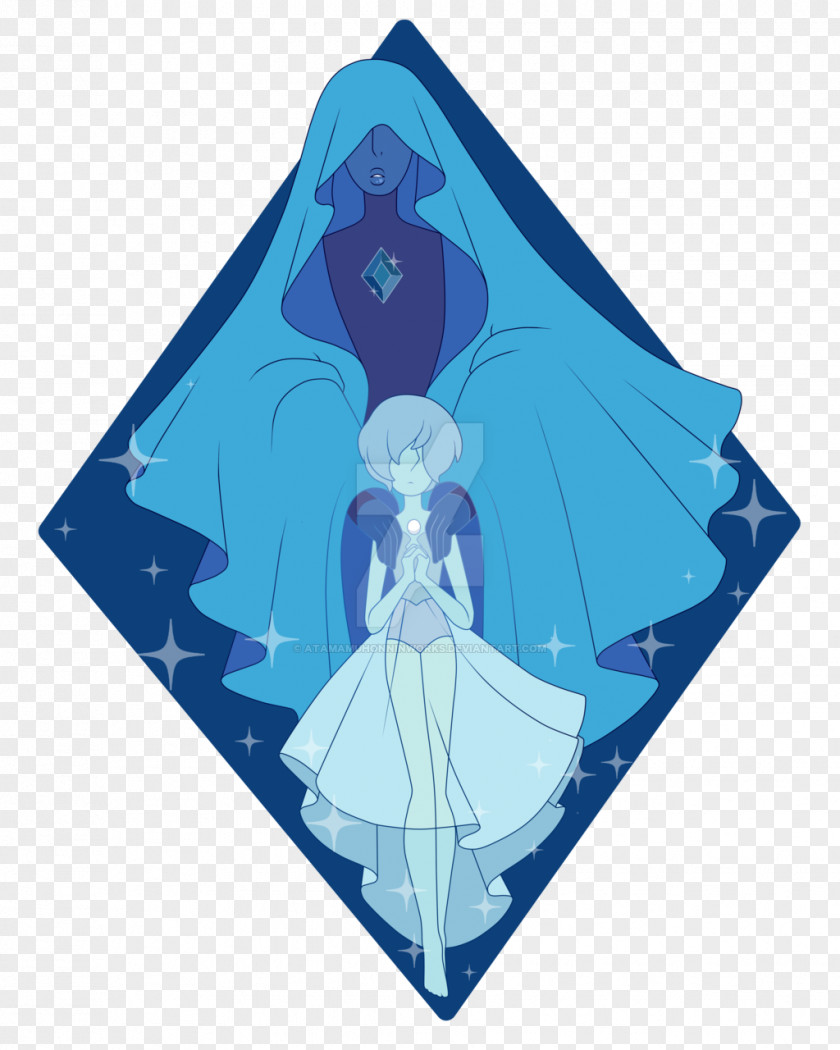 Cobalt Blue Character PNG