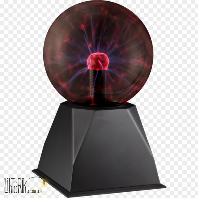 Magnetic Levitation Plasma Globe Light Fixture LED Lamp PNG