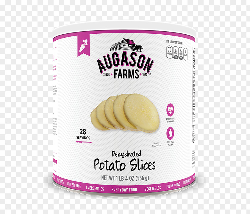 Potato Food Drying Augason Farms Storage PNG