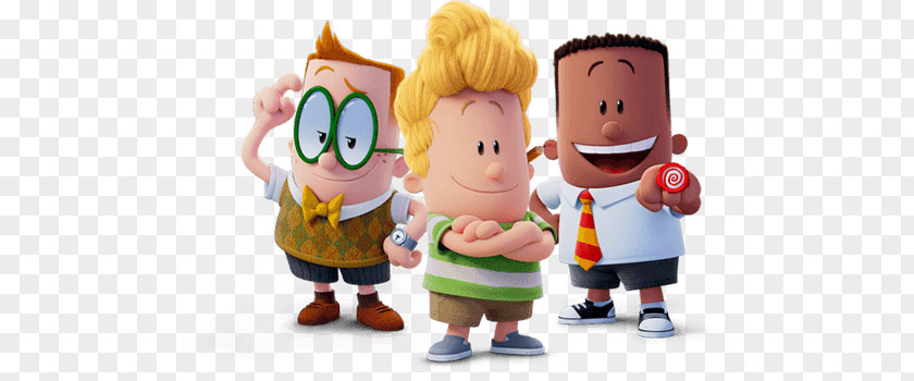 Captain Underpants Trio PNG Trio, three boys character illustration clipart PNG