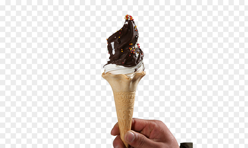Cones Chocolate Ice Cream Gelato Sundae PNG