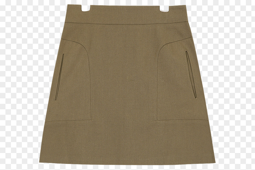 Short Skirt Khaki PNG