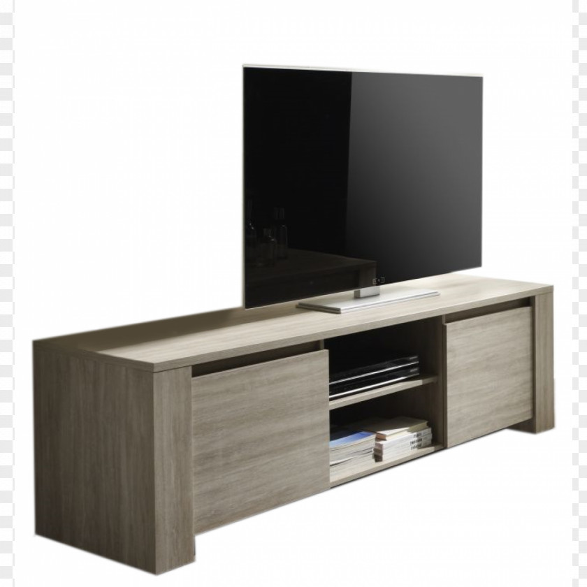 Tropical Collection Furniture Table Television Drawer Oak PNG