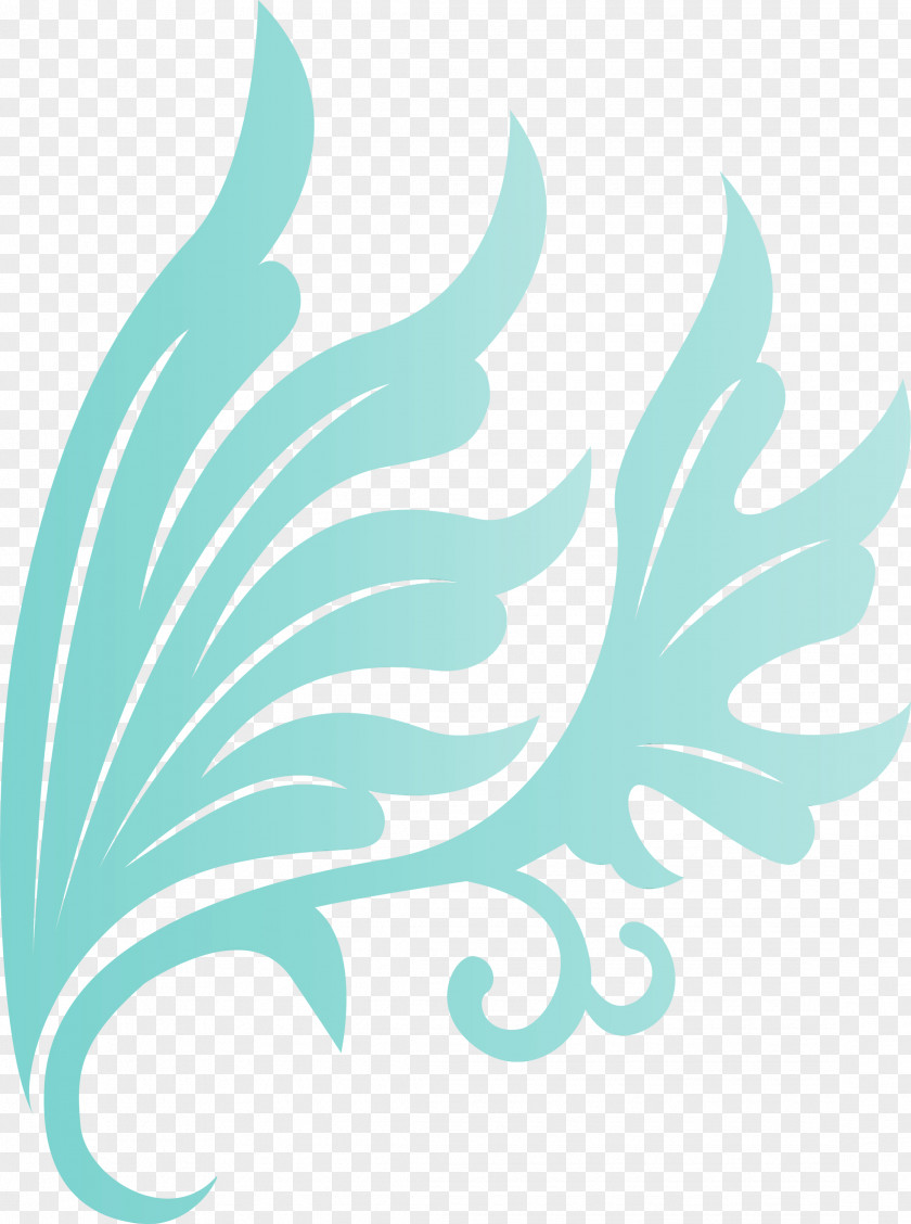 Aqua Turquoise Teal Pattern Logo PNG