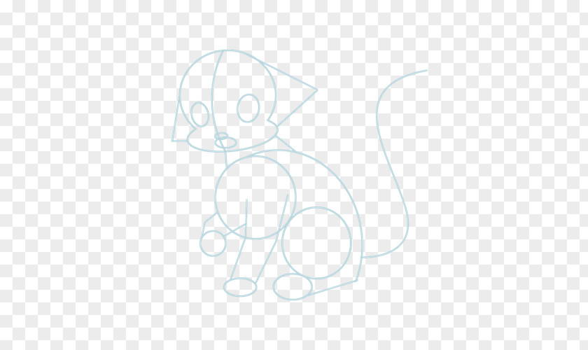 Cat Line Art Cartoon Sketch PNG