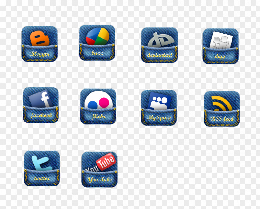 Cowboy Style Social Icons Download Icon PNG