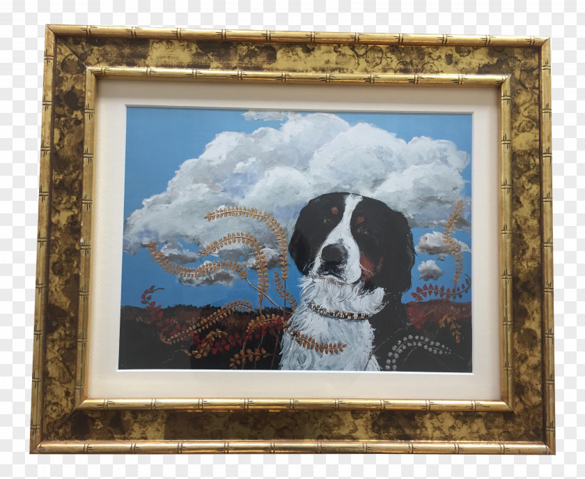 Dog Painting Picture Frames PNG