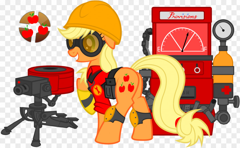 Engineer Applejack Team Fortress 2 My Little Pony: Friendship Is Magic Fandom Twilight Sparkle PNG
