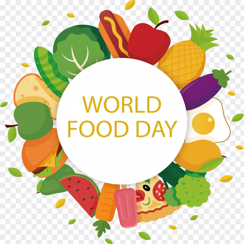 Fruit And Vegetable Food Border World Day Nutrition Cooking Eating PNG