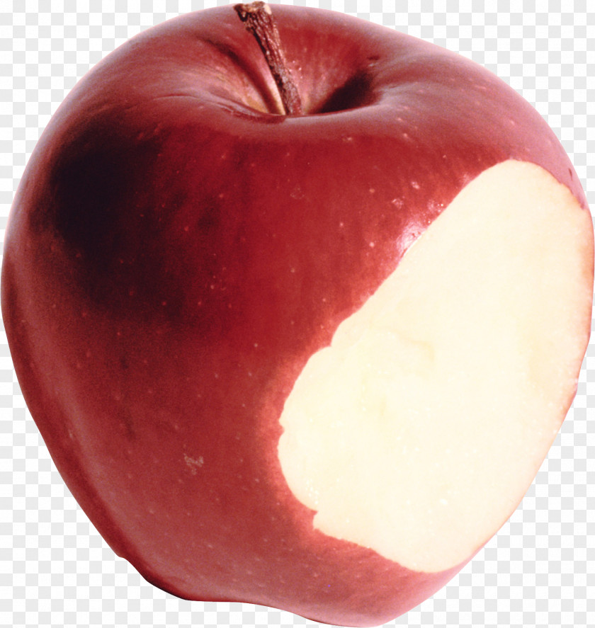 Gnawed Apple Red Delicious Auglis Food PNG