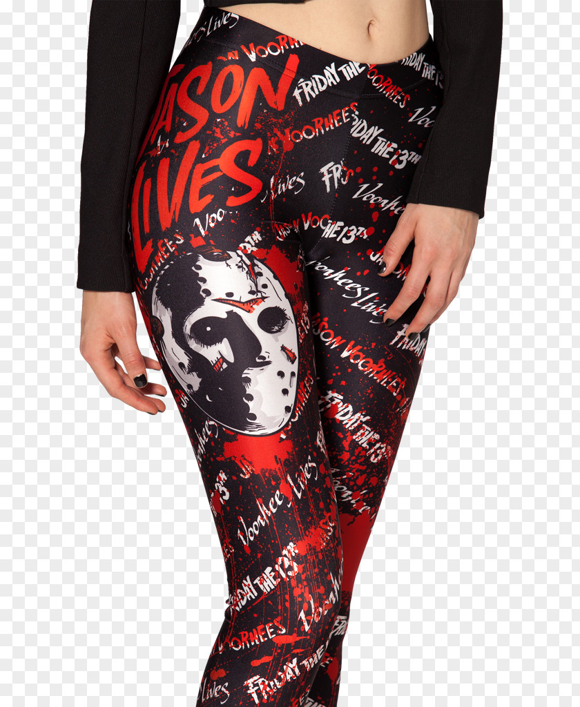 Mask Jason Voorhees Leggings Costume Party PNG