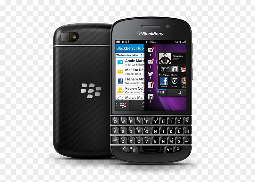 Smartphone BlackBerry Z10 OS Messenger LTE PNG