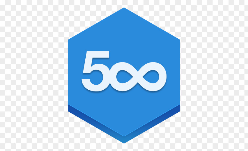 500px Blue Angle Area Text PNG