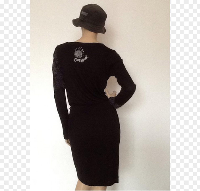 Dress Little Black Shoulder M PNG