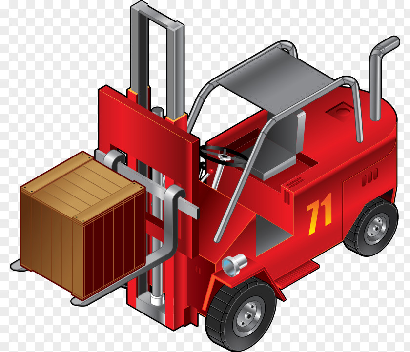 Farm Tractor Clipart Car Truck Forklift Clip Art PNG