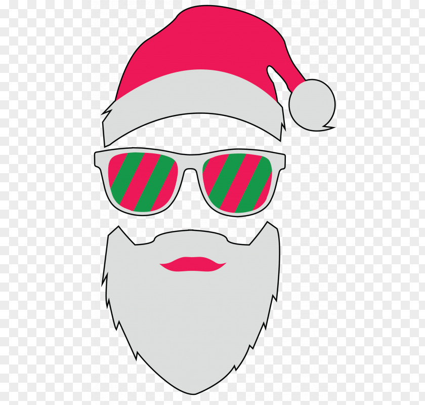 Glasses Nose Santa Claus Goggles Clip Art PNG