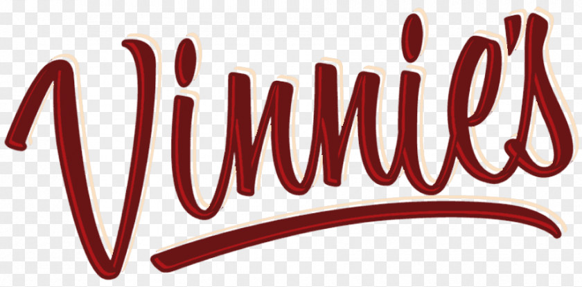 Italian Restaurant Vinnies Styles Logo Vinnie's Font Brand PNG