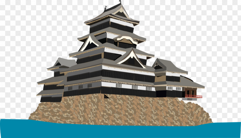 Japanese Architecture Building Facade Roof PNG