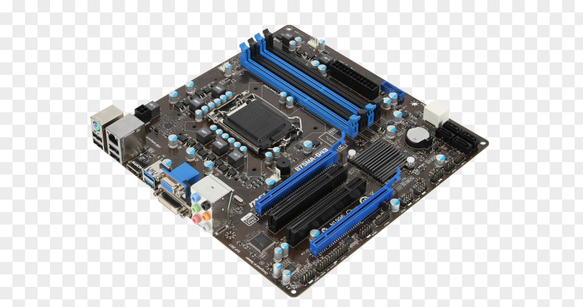 MotherboardMicro ATXLGA1155 SocketB75LGA1155 Socket Intel Central Processing Unit LGA 1155LGA 1155 MSI B75MA-G43 PNG